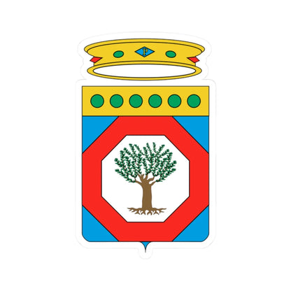 Coat of Arms of Apulia (Italy) (Coat of Arms) STICKER Vinyl Kiss-Cut Decal 2 Inch White - The Sticker Space
