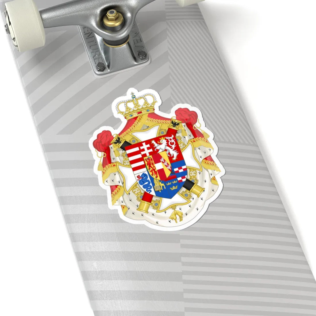 Coat of Arms of Archduke Albrecht Duke of Teschen (Austria) (Coat of Arms) STICKER Vinyl Kiss-Cut Decal - The Sticker Space