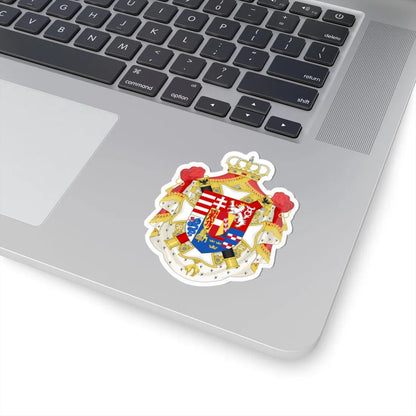 Coat of Arms of Archduke Albrecht Duke of Teschen (Austria) (Coat of Arms) STICKER Vinyl Kiss-Cut Decal - The Sticker Space