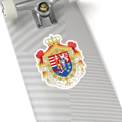 Coat of Arms of Archduke Franz Ferdinand of Austria (Austria) (Coat of Arms) STICKER Vinyl Kiss-Cut Decal - The Sticker Space