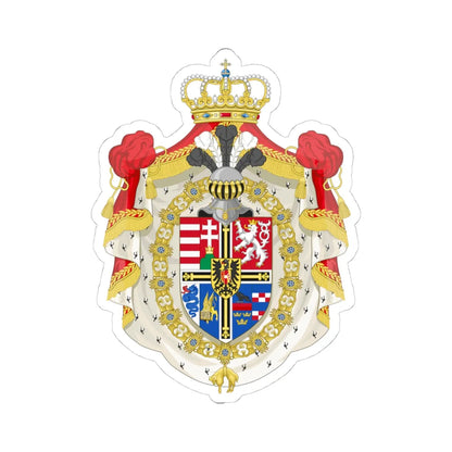 Coat of Arms of Archduke Wilhelm Franz of Austria (Austria) (Coat of Arms) STICKER Vinyl Kiss-Cut Decal - The Sticker Space