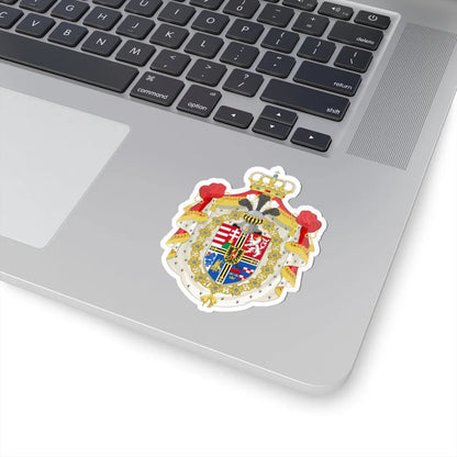 Coat of Arms of Archduke Wilhelm Franz of Austria (Austria) (Coat of Arms) STICKER Vinyl Kiss-Cut Decal - The Sticker Space