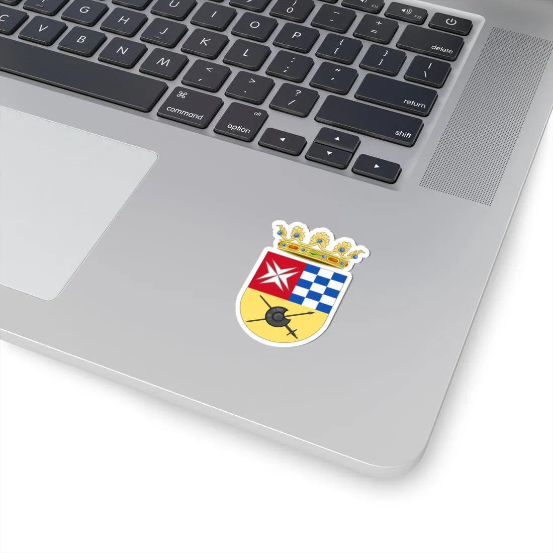 Coat of Arms of Argamasilla de Alba (Spain) (Coat of Arms) STICKER Vinyl Kiss-Cut Decal - The Sticker Space