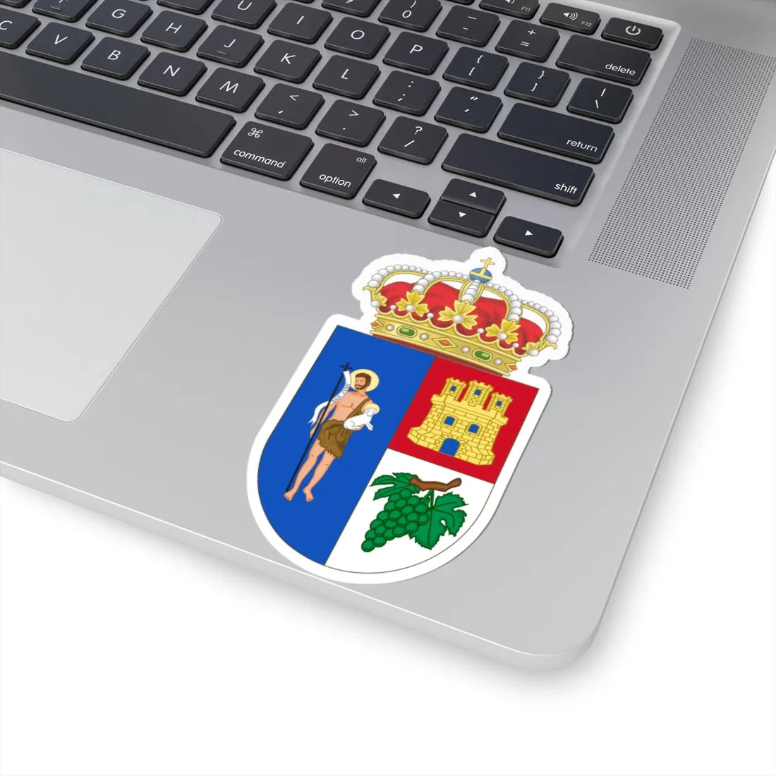 Coat of Arms of Arganda del Rey (Spain) (Coat of Arms) STICKER Vinyl Kiss-Cut Decal - The Sticker Space