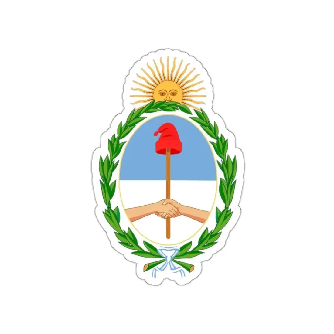 Coat of arms of Argentina STICKER Vinyl Die-Cut Decal 2 Inch - The Sticker Space