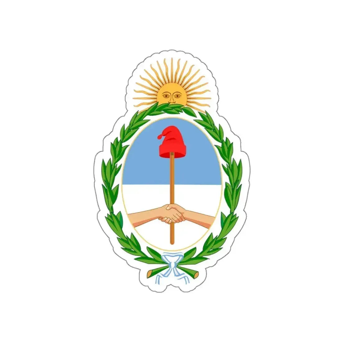 Coat of arms of Argentina STICKER Vinyl Die-Cut Decal 5 Inch - The Sticker Space