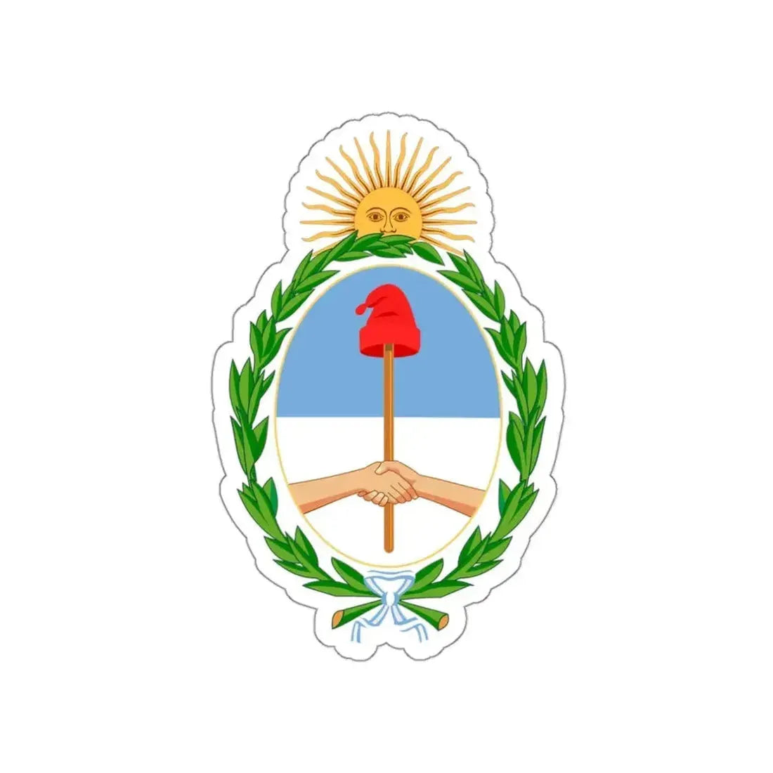 Coat of arms of Argentina STICKER Vinyl Die-Cut Decal - The Sticker Space