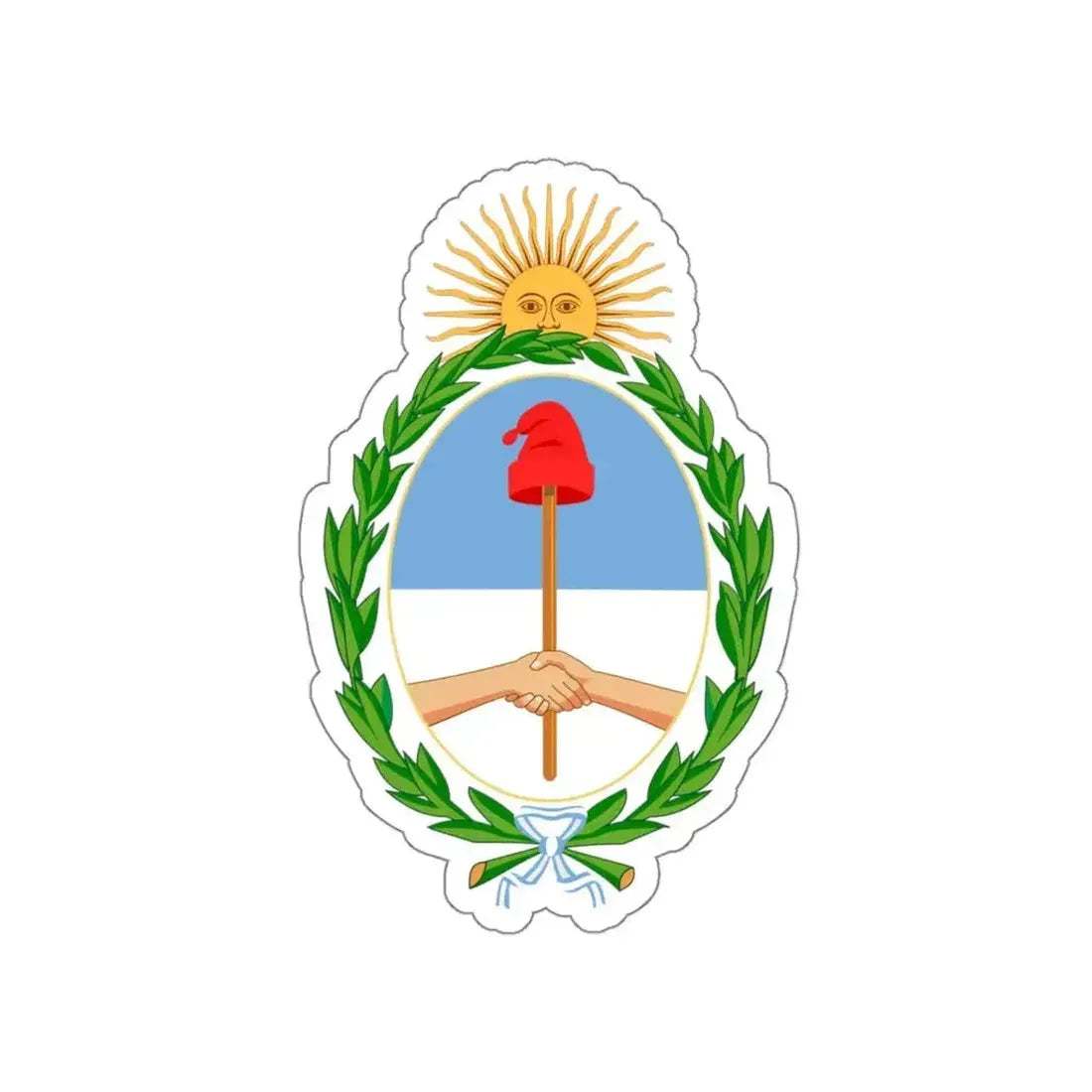 Coat of arms of Argentina STICKER Vinyl Die-Cut Decal - The Sticker Space