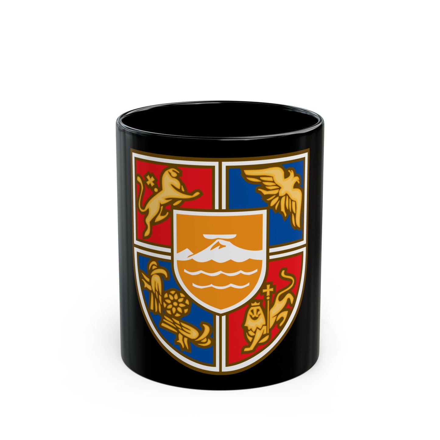 Coat of Arms of Armenia 2 - Black Coffee Mug