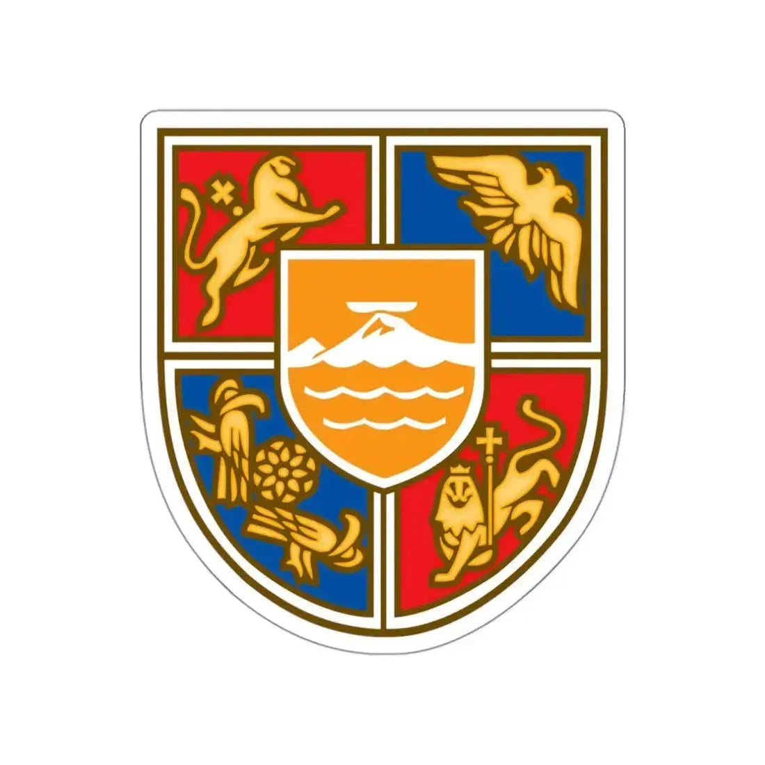 Coat of Arms of Armenia 2 STICKER Vinyl Die-Cut Decal 3 Inch - The Sticker Space