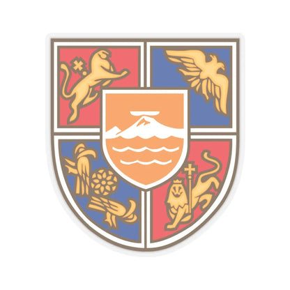 Coat of Arms of Armenia 2 - STICKER Vinyl Kiss-Cut Decal 4 Inch Transparent - The Sticker Space
