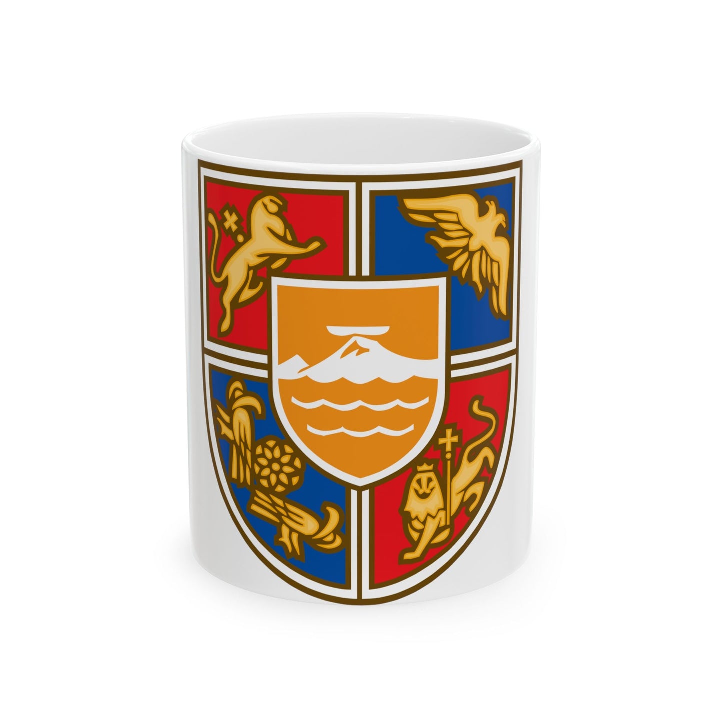 Coat of Arms of Armenia 2 - White Coffee Mug