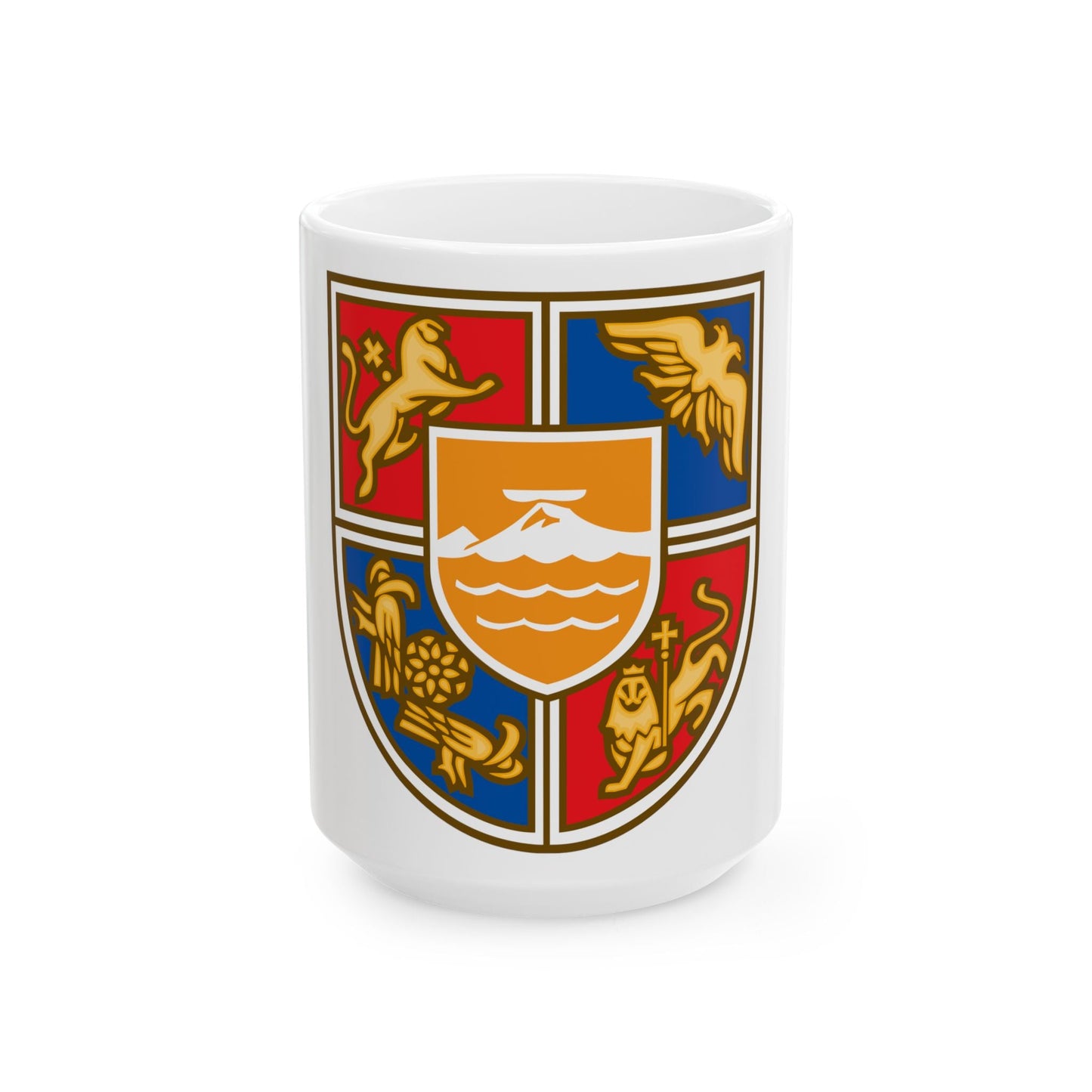 Coat of Arms of Armenia 2 - White Coffee Mug