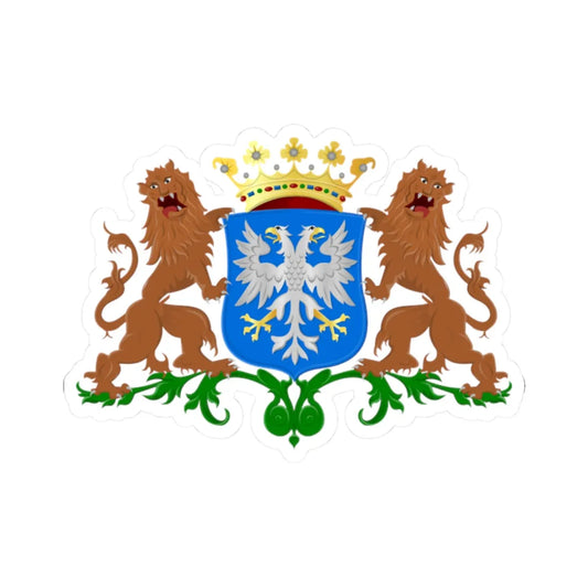 Coat of arms of Arnhem (Netherlands) (Coat of Arms) STICKER Vinyl Kiss-Cut Decal 2 Inch White - The Sticker Space