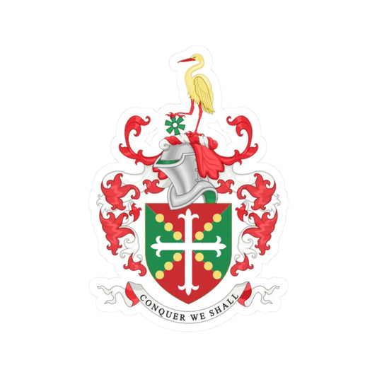 Coat of Arms of Arnold House School (England) (Coat of Arms) STICKER Vinyl Kiss-Cut Decal 2 Inch White - The Sticker Space