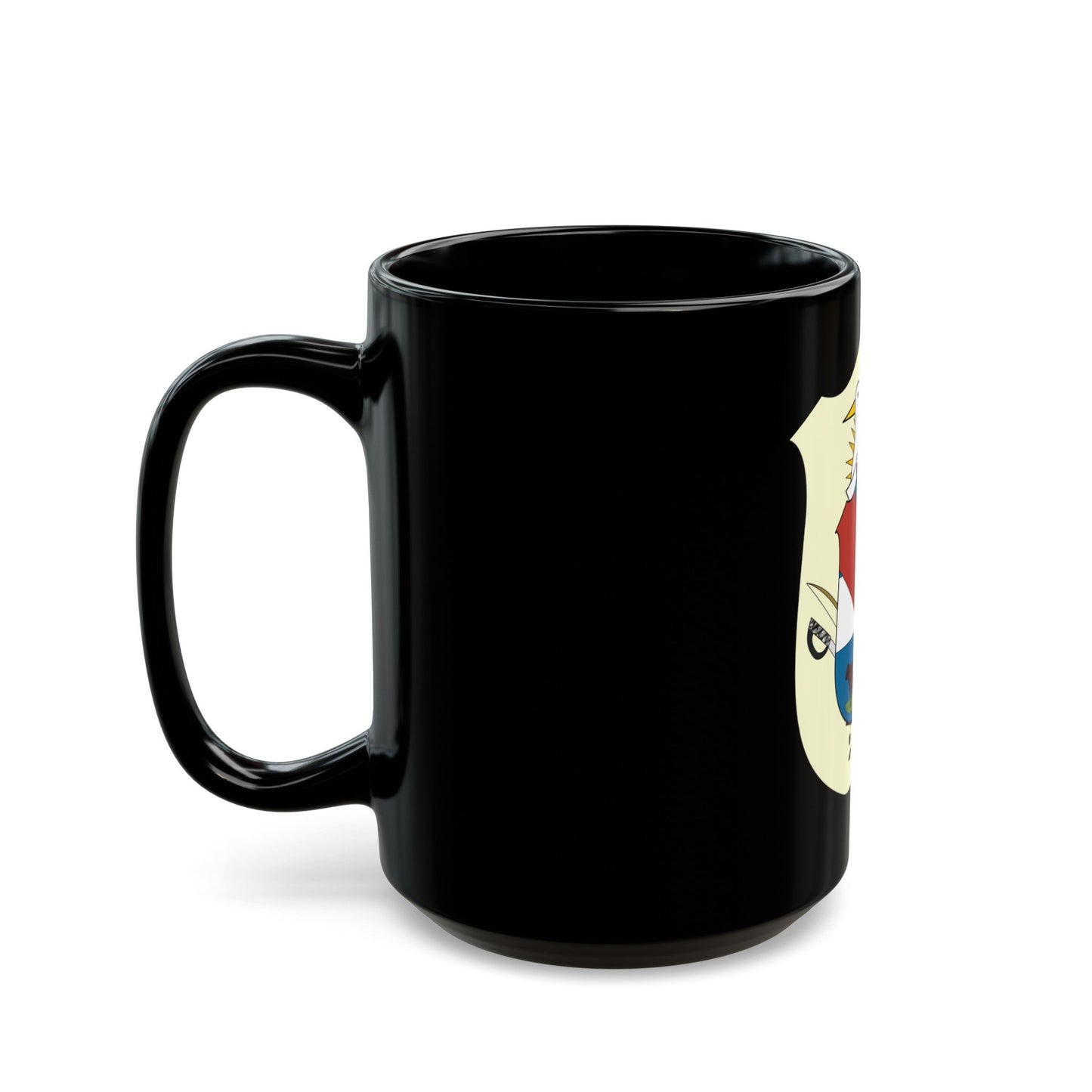 Coat of Arms of Artigas Department, Uruguay - Black Coffee Mug-The Sticker Space