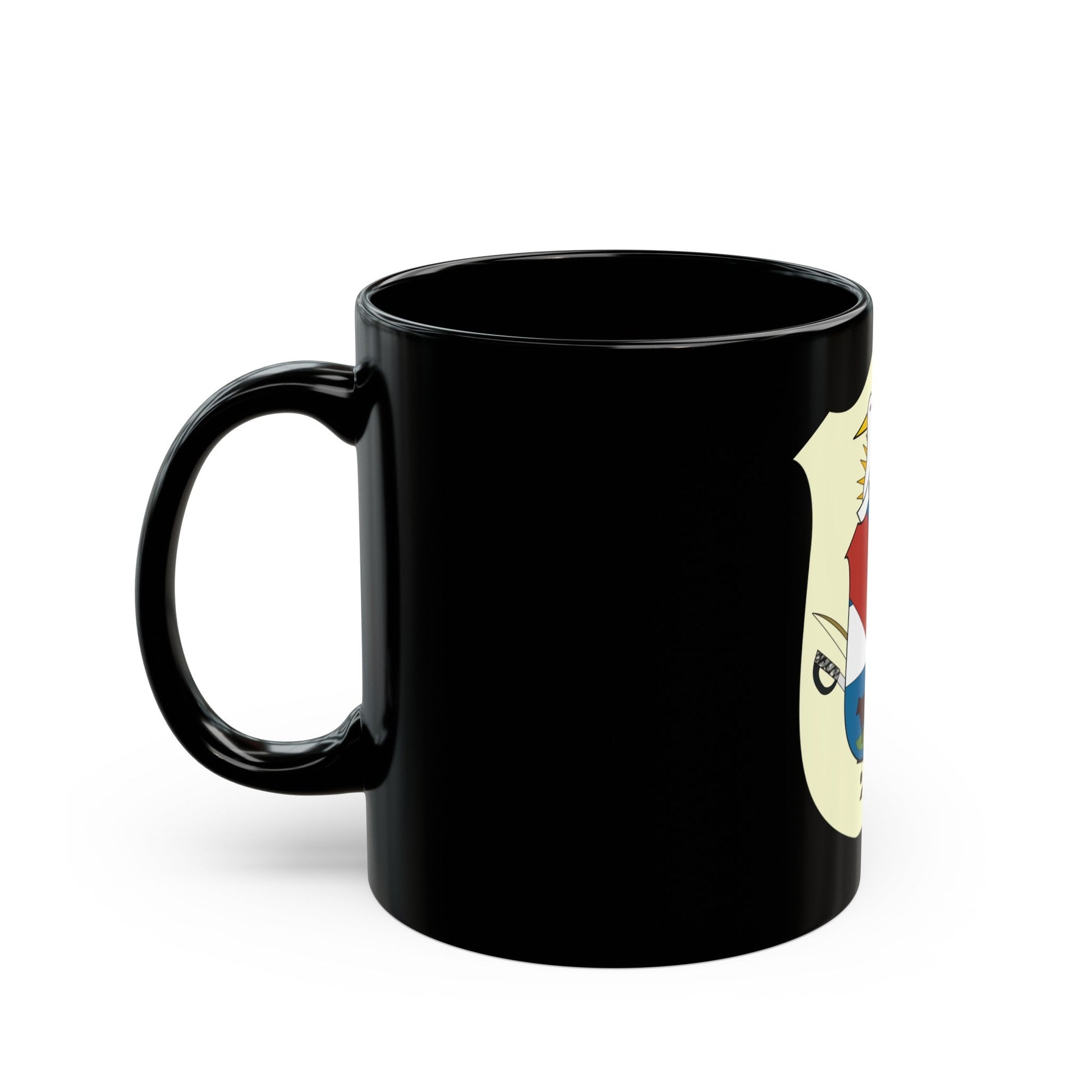 Coat of Arms of Artigas Department, Uruguay - Black Coffee Mug-The Sticker Space