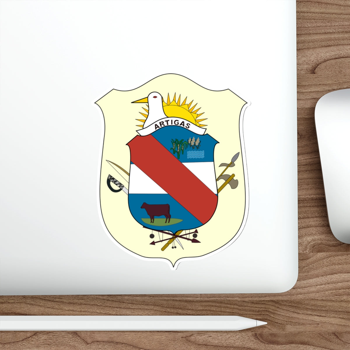 Coat of Arms of Artigas Department, Uruguay STICKER Vinyl Die-Cut Decal-The Sticker Space