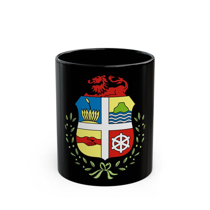 Coat of arms of Aruba - Black Coffee Mug-11oz-The Sticker Space