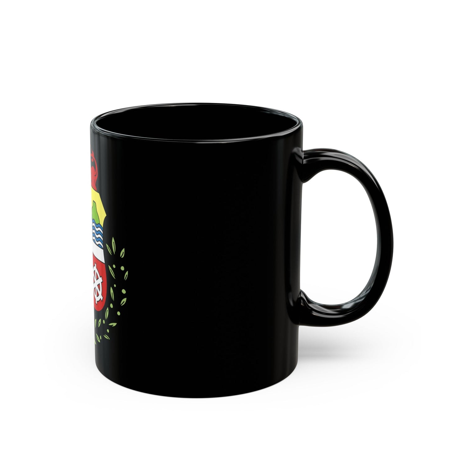 Coat of arms of Aruba - Black Coffee Mug-The Sticker Space