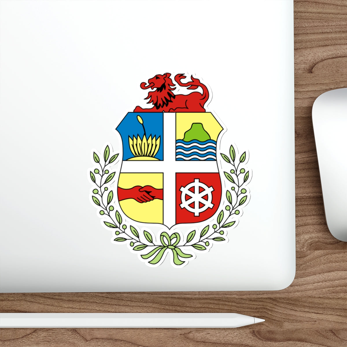 Coat of arms of Aruba STICKER Vinyl Die-Cut Decal-The Sticker Space