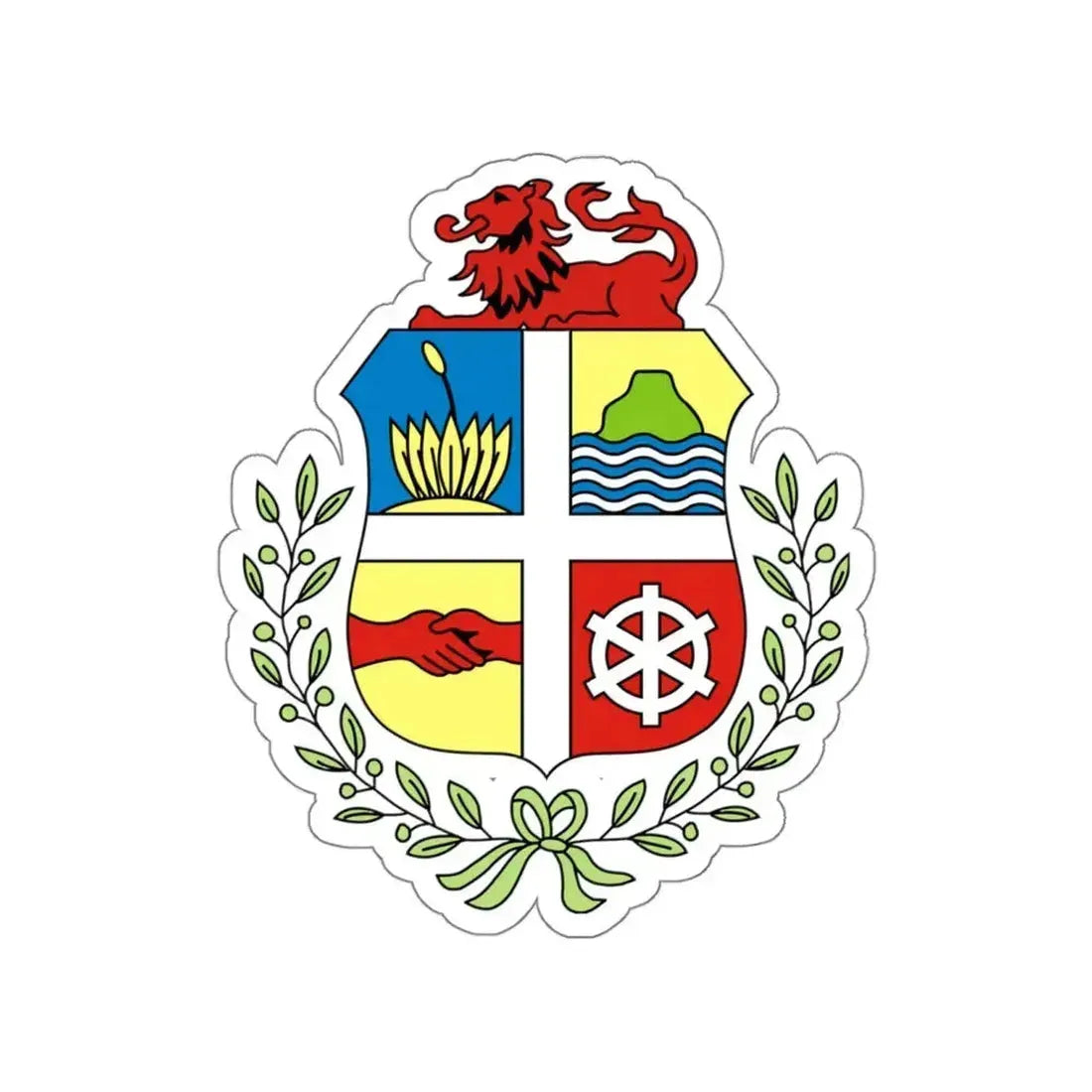 Coat of arms of Aruba STICKER Vinyl Die-Cut Decal 4 Inch - The Sticker Space