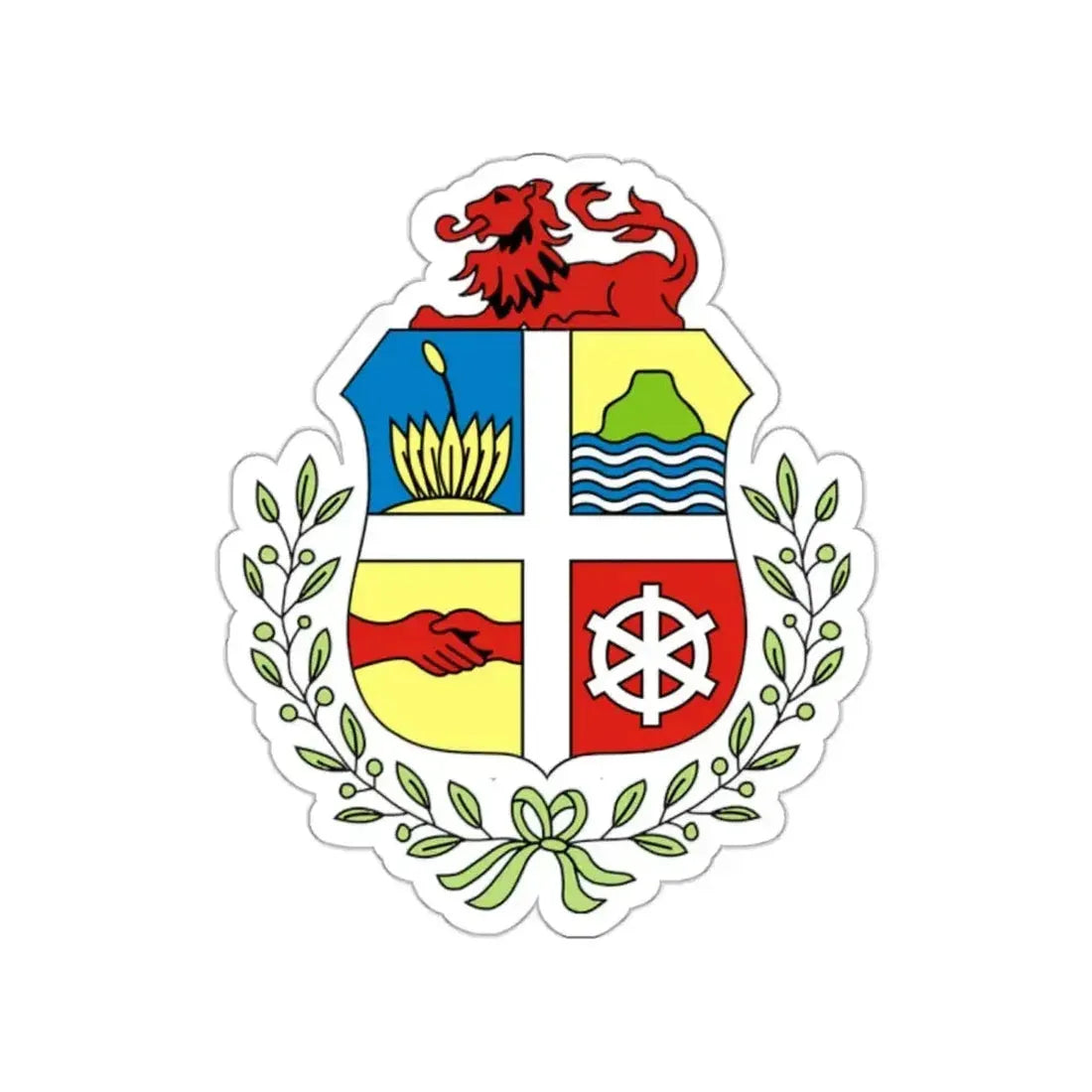 Coat of arms of Aruba STICKER Vinyl Die-Cut Decal - The Sticker Space
