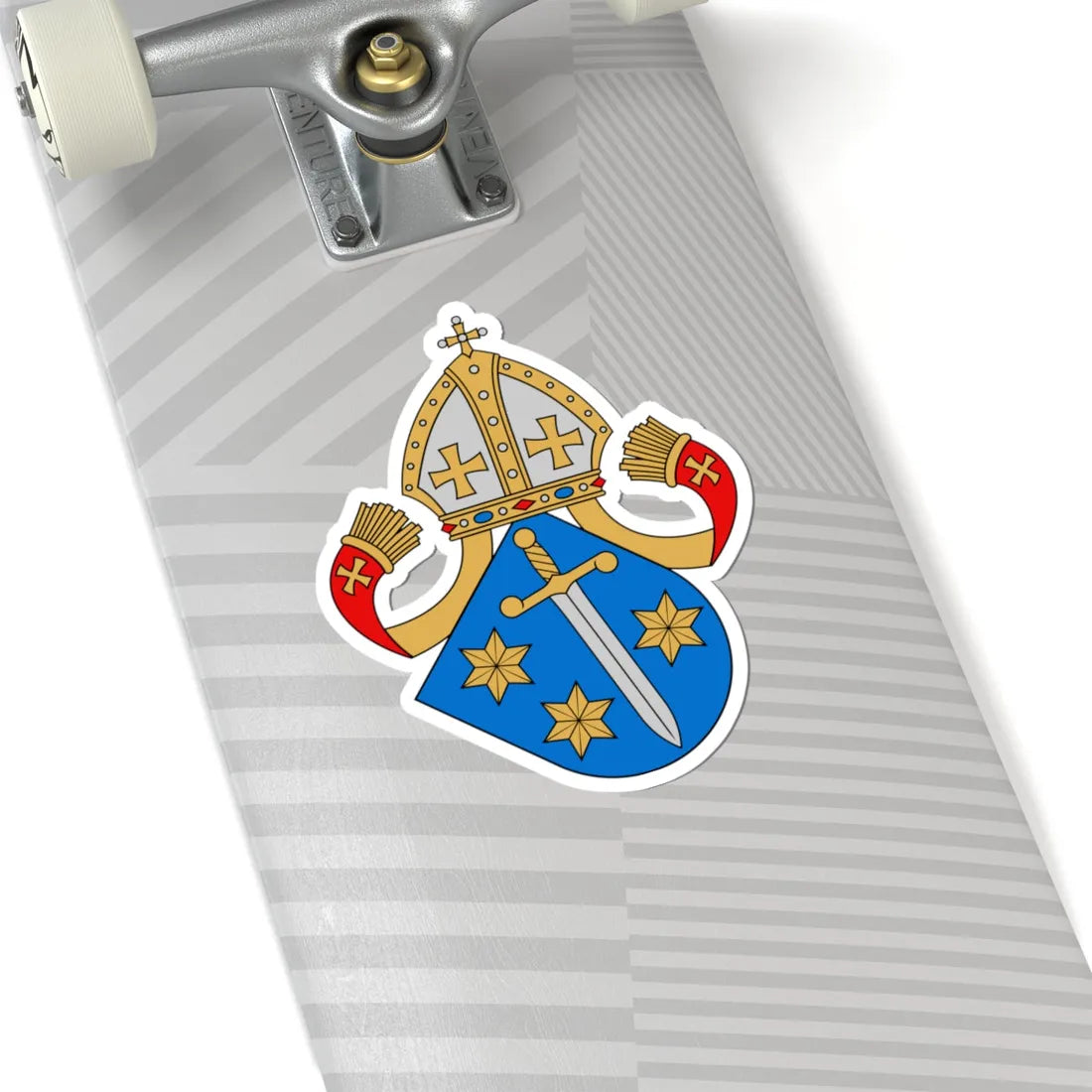 Coat of arms of Arvid Kurki (Finland) (Coat of Arms) STICKER Vinyl Kiss-Cut Decal - The Sticker Space