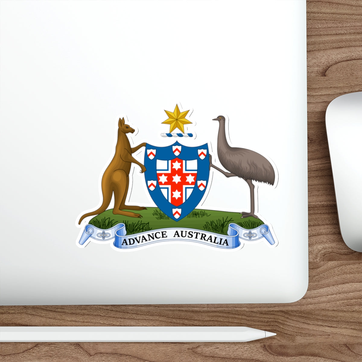 Coat of arms of Australia (1908–1912) STICKER Vinyl Die-Cut Decal-The Sticker Space