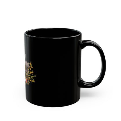 Coat of Arms of Australia - Black Coffee Mug-The Sticker Space