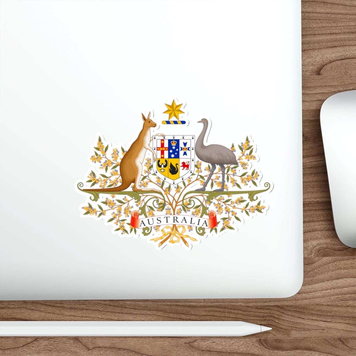 Coat of Arms of Australia STICKER Vinyl Die-Cut Decal-The Sticker Space