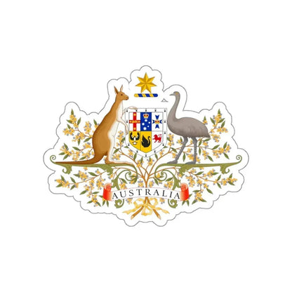 Coat of Arms of Australia STICKER Vinyl Die-Cut Decal - The Sticker Space