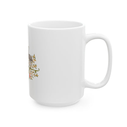 Coat of Arms of Australia - White Coffee Mug-The Sticker Space