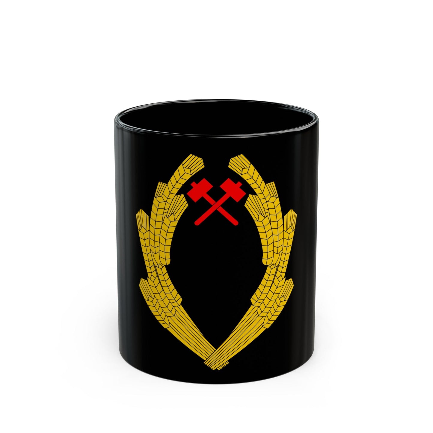 Coat of Arms of Austria 1918 - Black Coffee Mug-11oz-The Sticker Space