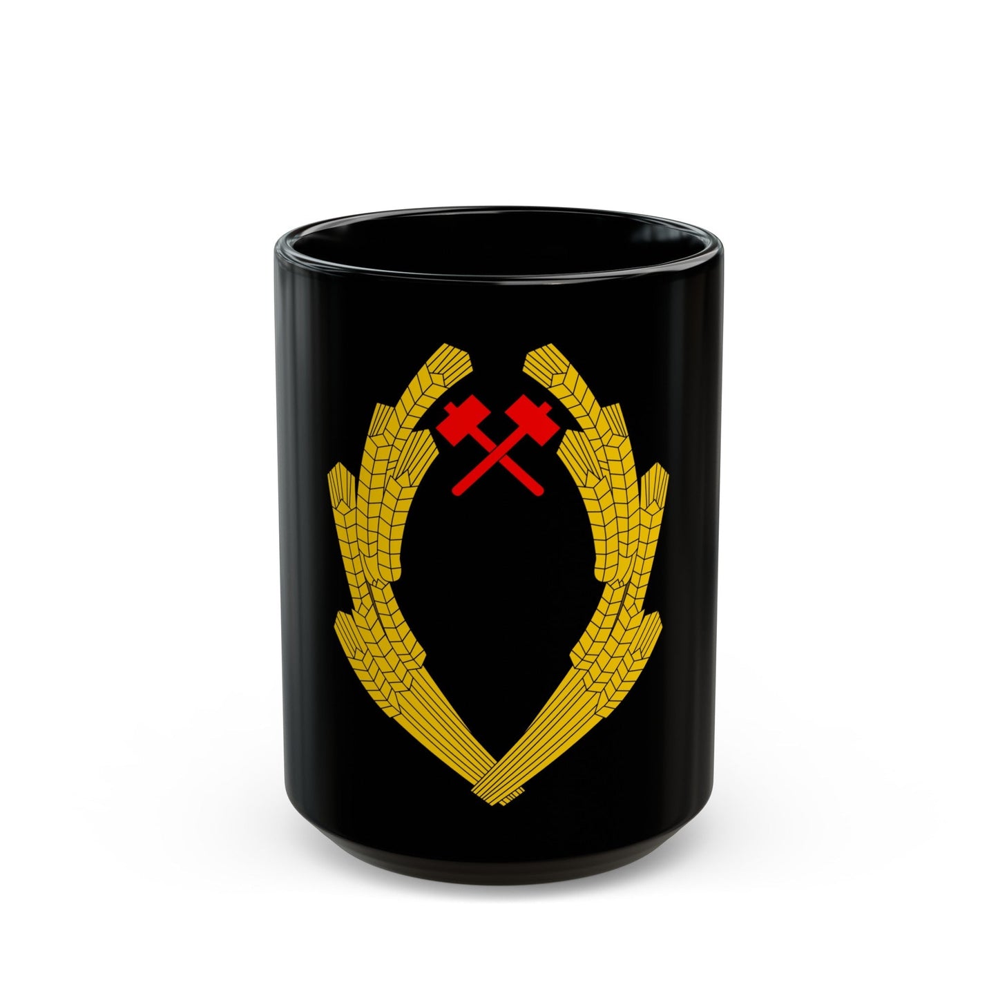 Coat of Arms of Austria 1918 - Black Coffee Mug-15oz-The Sticker Space