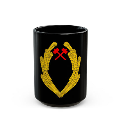 Coat of Arms of Austria 1918 - Black Coffee Mug-15oz-The Sticker Space