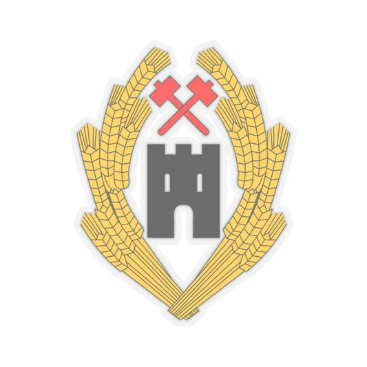 Coat of Arms of Austria 1918 - STICKER Vinyl Kiss-Cut Decal 2 Inch Transparent - The Sticker Space