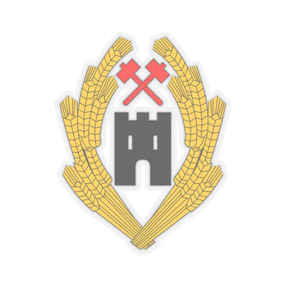 Coat of Arms of Austria 1918 - STICKER Vinyl Kiss-Cut Decal 3 Inch Transparent - The Sticker Space