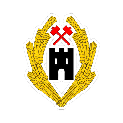 Coat of Arms of Austria 1918 - STICKER Vinyl Kiss-Cut Decal 3 Inch White - The Sticker Space