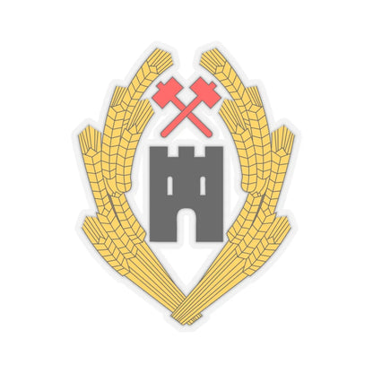Coat of Arms of Austria 1918 - STICKER Vinyl Kiss-Cut Decal 4 Inch Transparent - The Sticker Space