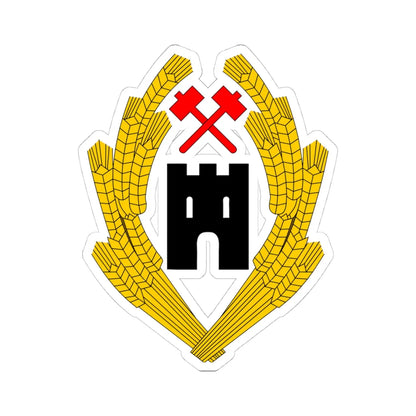 Coat of Arms of Austria 1918 - STICKER Vinyl Kiss-Cut Decal 4 Inch White - The Sticker Space