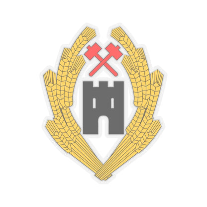 Coat of Arms of Austria 1918 - STICKER Vinyl Kiss-Cut Decal 6 Inch Transparent - The Sticker Space