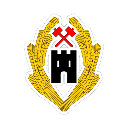 Coat of Arms of Austria 1918 - STICKER Vinyl Kiss-Cut Decal 6 Inch White - The Sticker Space