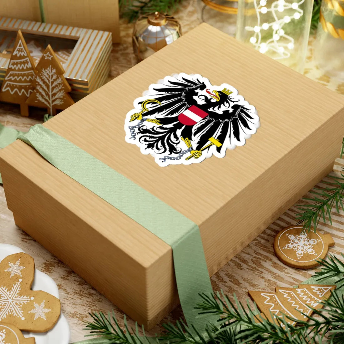 Coat of arms of Austria (Austria) (Coat of Arms) STICKER Vinyl Kiss-Cut Decal - The Sticker Space