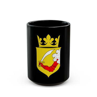 Coat of arms of Austrian Bosnia - Black Coffee Mug-15oz-The Sticker Space