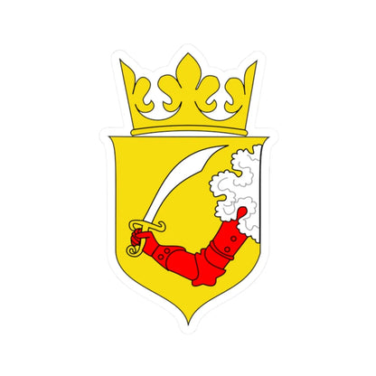 Coat of arms of Austrian Bosnia - STICKER Vinyl Kiss-Cut Decal 2 Inch White - The Sticker Space