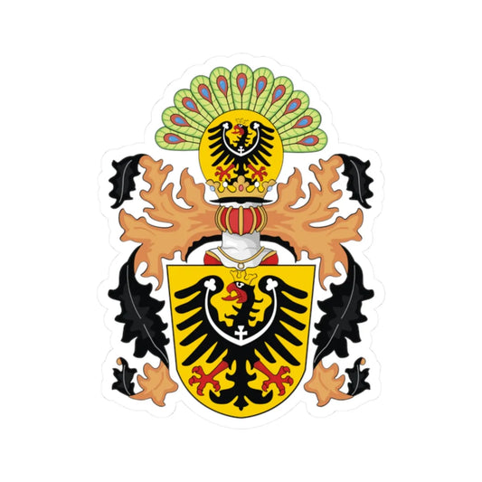Coat of arms of Austrian Silesia (Czech Republic) (Coat of Arms) STICKER Vinyl Kiss-Cut Decal 2 Inch White - The Sticker Space