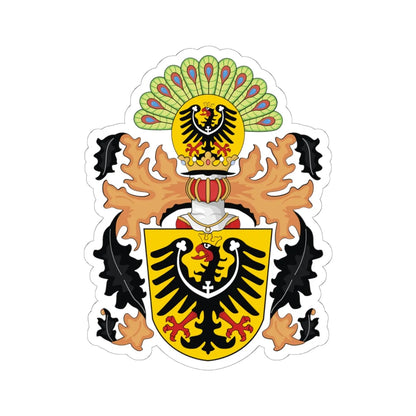 Coat of arms of Austrian Silesia (Czech Republic) (Coat of Arms) STICKER Vinyl Kiss-Cut Decal 6 Inch White - The Sticker Space