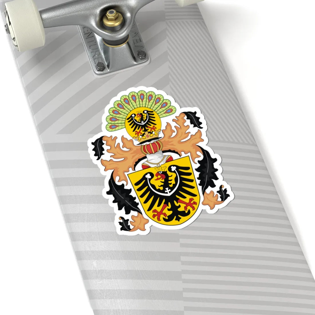 Coat of arms of Austrian Silesia (Czech Republic) (Coat of Arms) STICKER Vinyl Kiss-Cut Decal - The Sticker Space