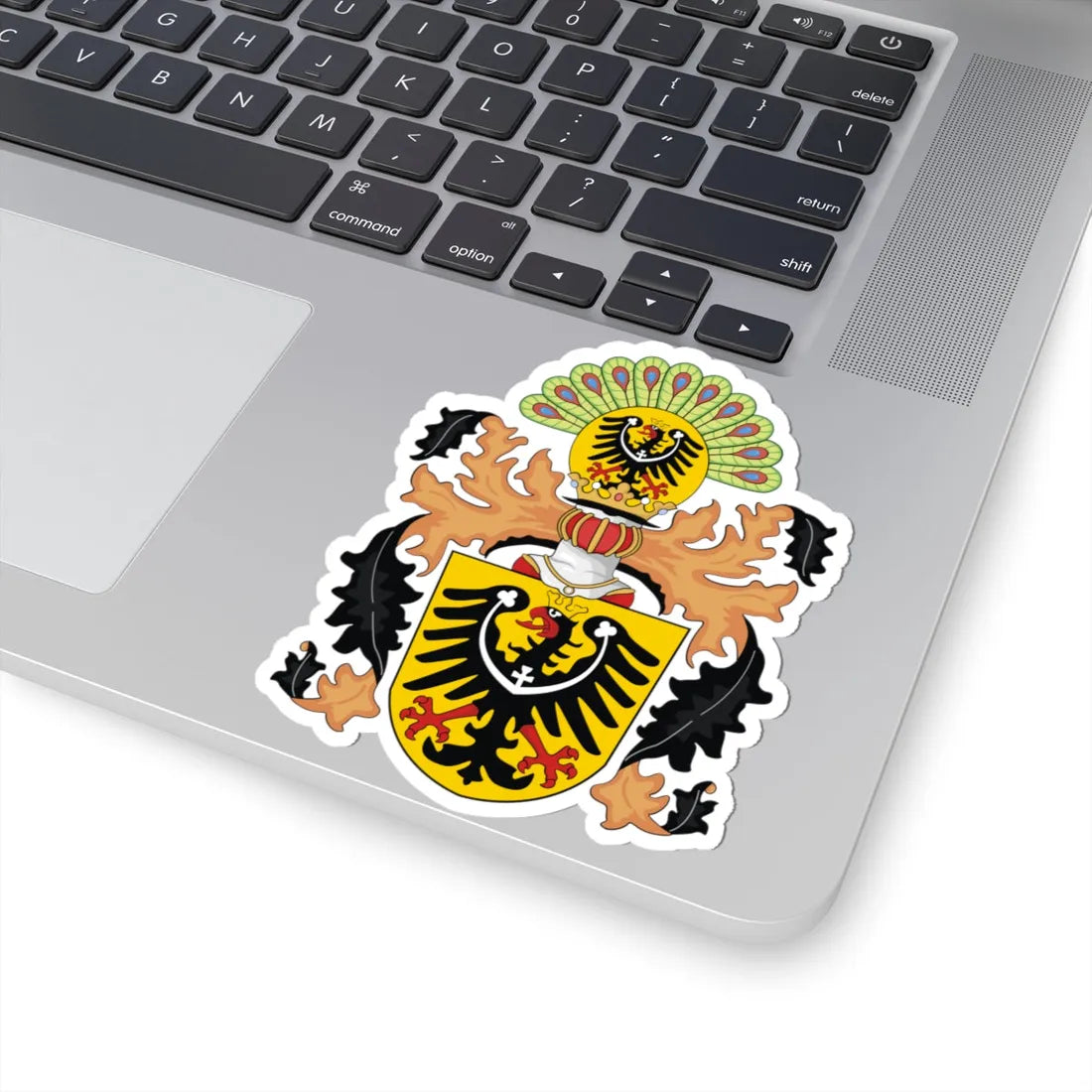 Coat of arms of Austrian Silesia (Czech Republic) (Coat of Arms) STICKER Vinyl Kiss-Cut Decal - The Sticker Space